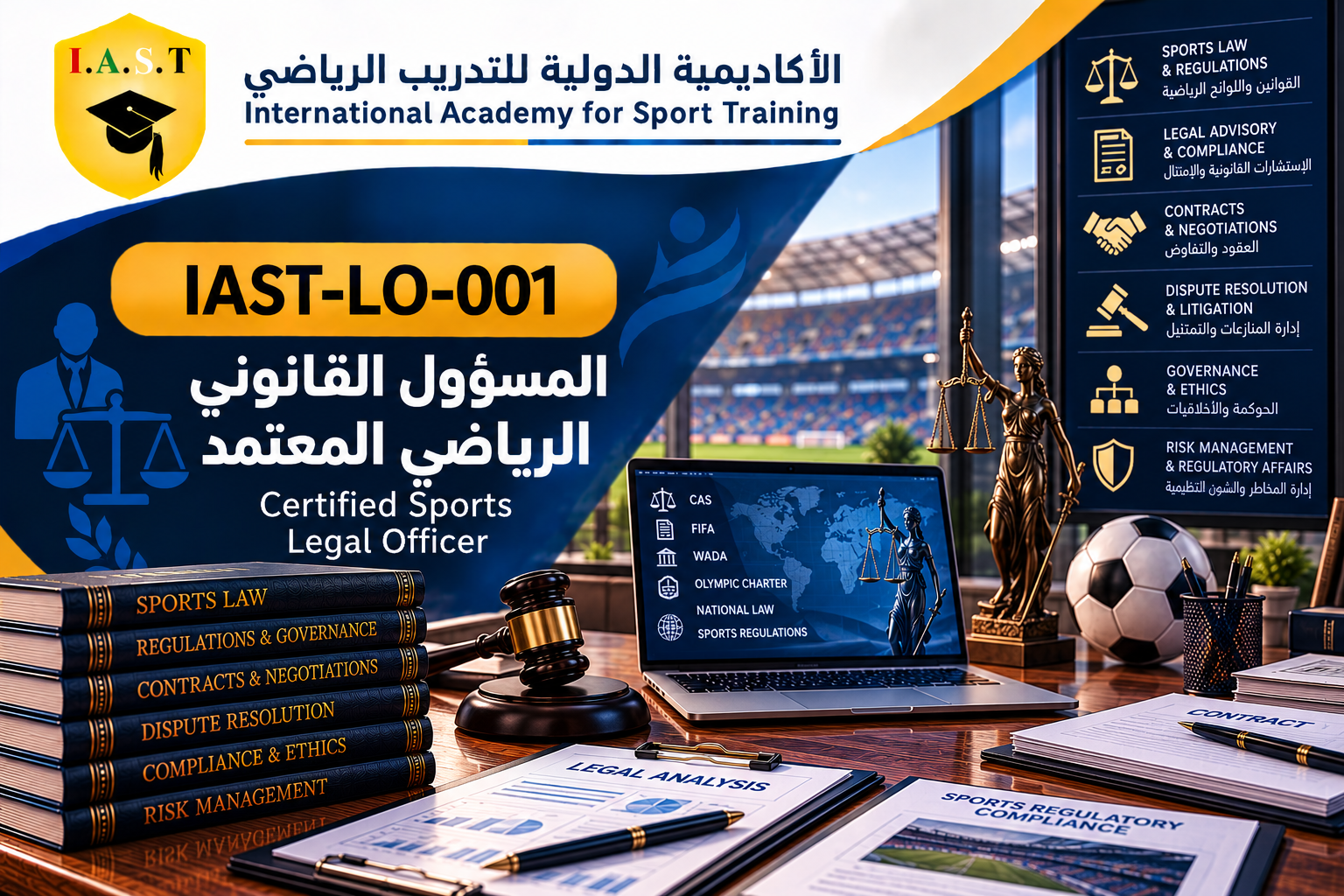 المسؤول القانوني الرياضي المعتمد