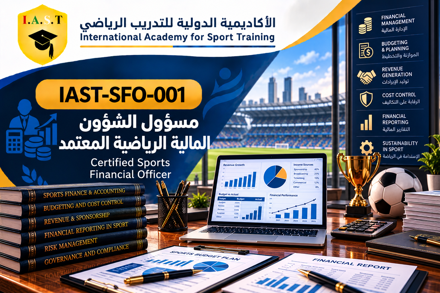 مسؤول الشؤون المالية الرياضية المعتمد
