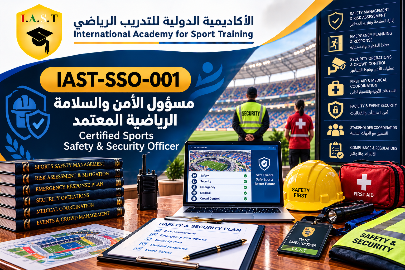 مسؤول الأمن والسلامة الرياضية المعتمد